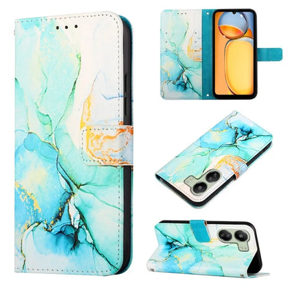 YB Pattern Printing Leather Series-5 For Xiaomi Redmi 13C 4G / Poco C65 4G Case Leather Wallet Phone Cover
