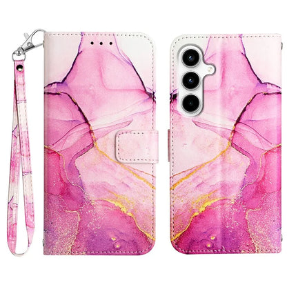 For Samsung Galaxy A35 5G Leather Case Anti-Drop Marble Pattern Wallet Phone Cover
