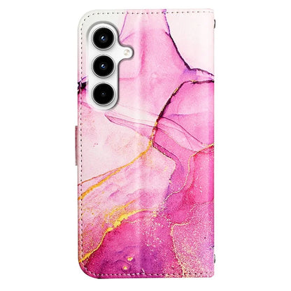 For Samsung Galaxy A35 5G Leather Case Anti-Drop Marble Pattern Wallet Phone Cover