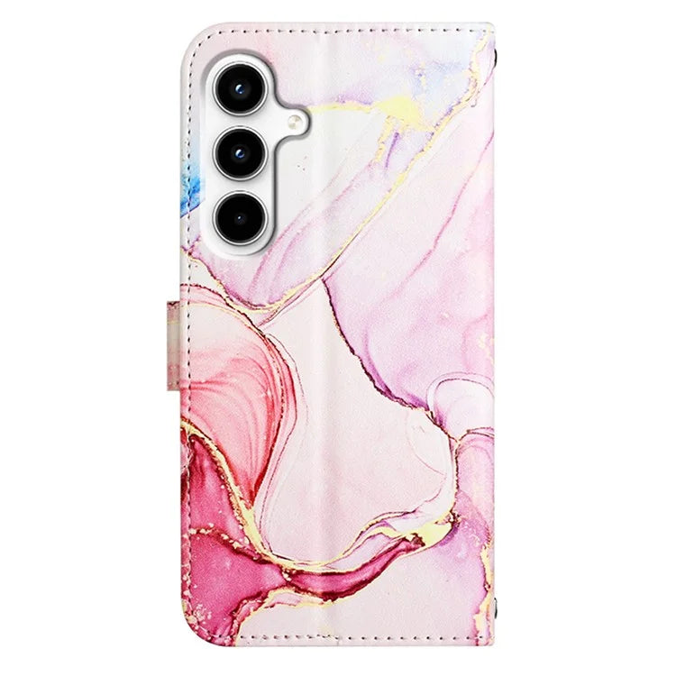 For Samsung Galaxy A35 5G Leather Case Anti-Drop Marble Pattern Wallet Phone Cover