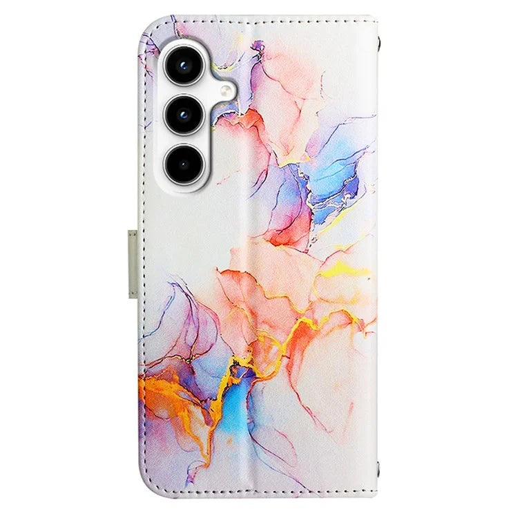 For Samsung Galaxy A35 5G Leather Case Anti-Drop Marble Pattern Wallet Phone Cover