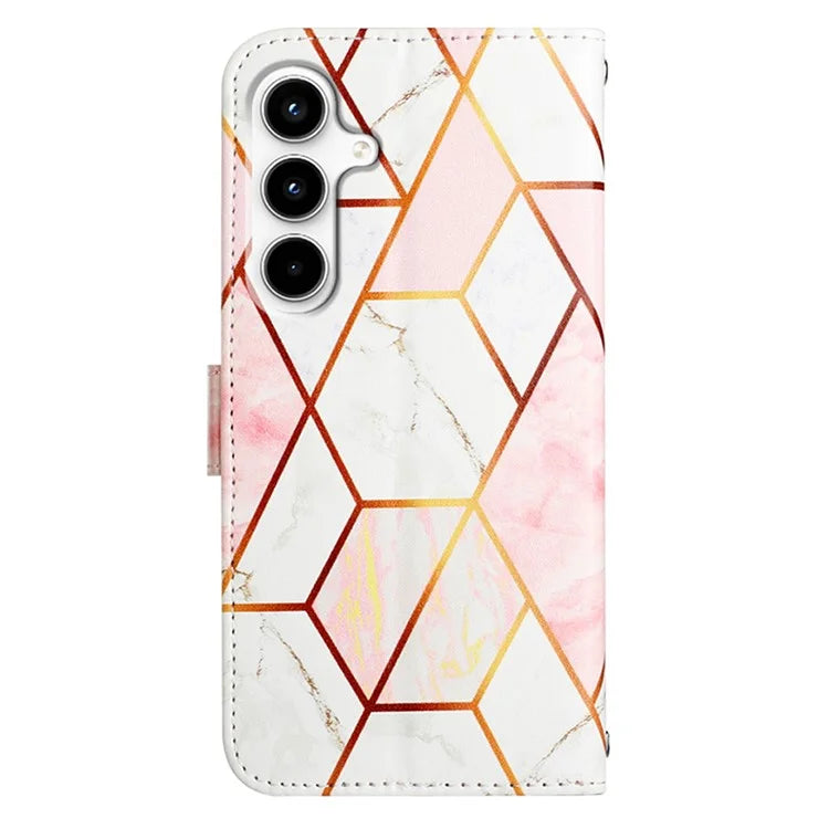 For Samsung Galaxy A35 5G Leather Case Anti-Drop Marble Pattern Wallet Phone Cover