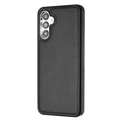 YB Leather Coating Series-6 For Samsung Galaxy A24 4G (162.1 x 77.6 x 8.3mm) Case Leather Coated TPU Fashion Phone Cover