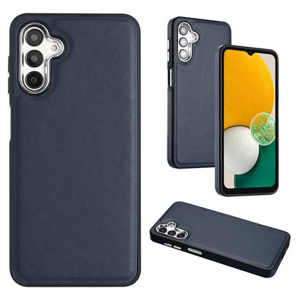 YB Leather Coating Series-6 For Samsung Galaxy A24 4G (162.1 x 77.6 x 8.3mm) Case Leather Coated TPU Fashion Phone Cover