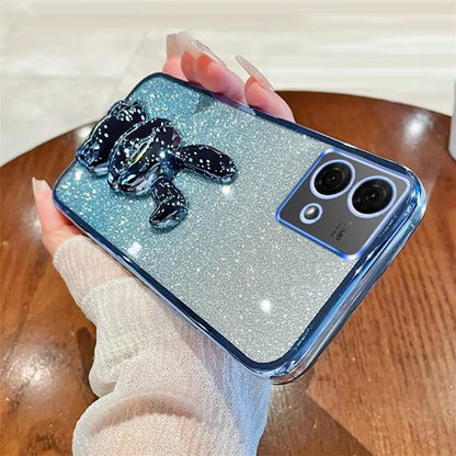 For Motorola Moto G84 5G Slim Case Cute Rabbit Anti-Shock Kickstand Phone Case