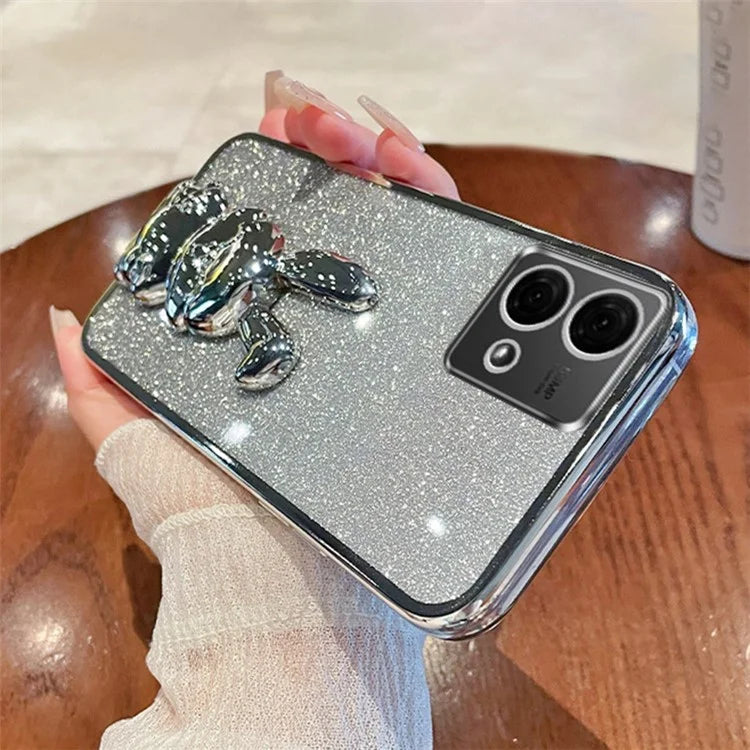 For Motorola Moto G84 5G Slim Case Cute Rabbit Anti-Shock Kickstand Phone Case