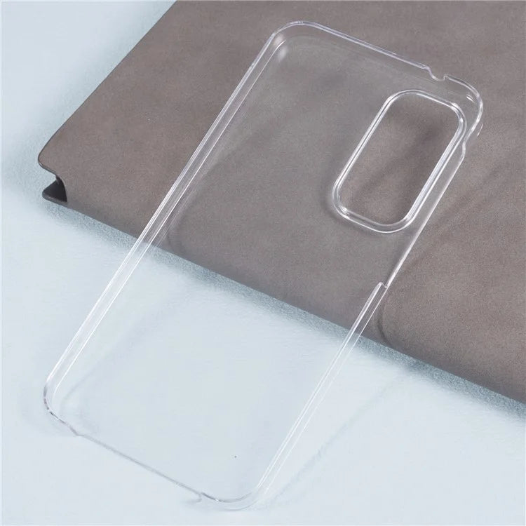 For Samsung Galaxy A55 5G Case Acrylic + TPU Anti-drop Clear Phone Cover with PET Film