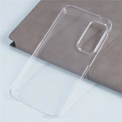 For Samsung Galaxy A55 5G Case Acrylic + TPU Anti-drop Clear Phone Cover with PET Film