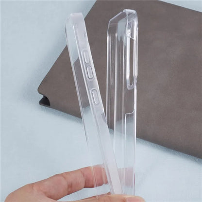 For Samsung Galaxy A55 5G Case Acrylic + TPU Anti-drop Clear Phone Cover with PET Film