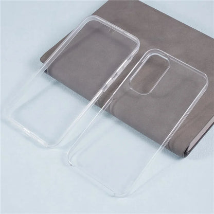For Samsung Galaxy A35 5G Clear Case Acrylic + TPU Full Protection Phone Cover with PET Film