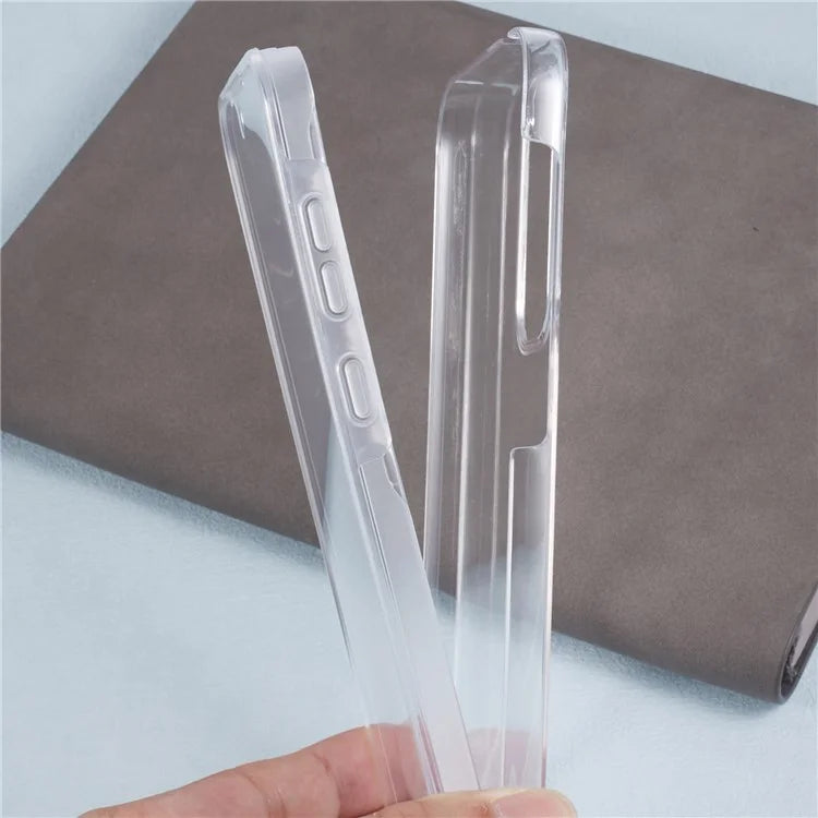 For Samsung Galaxy A35 5G Clear Case Acrylic + TPU Full Protection Phone Cover with PET Film