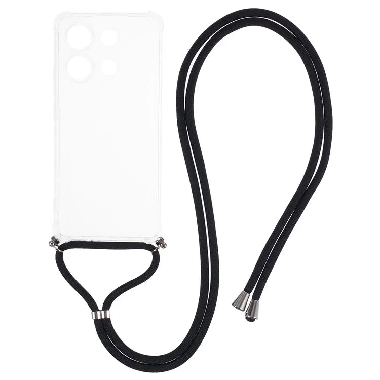 For Xiaomi Redmi Note 13 4G Cell Phone Cases Drop-resistant TPU Clear Cover