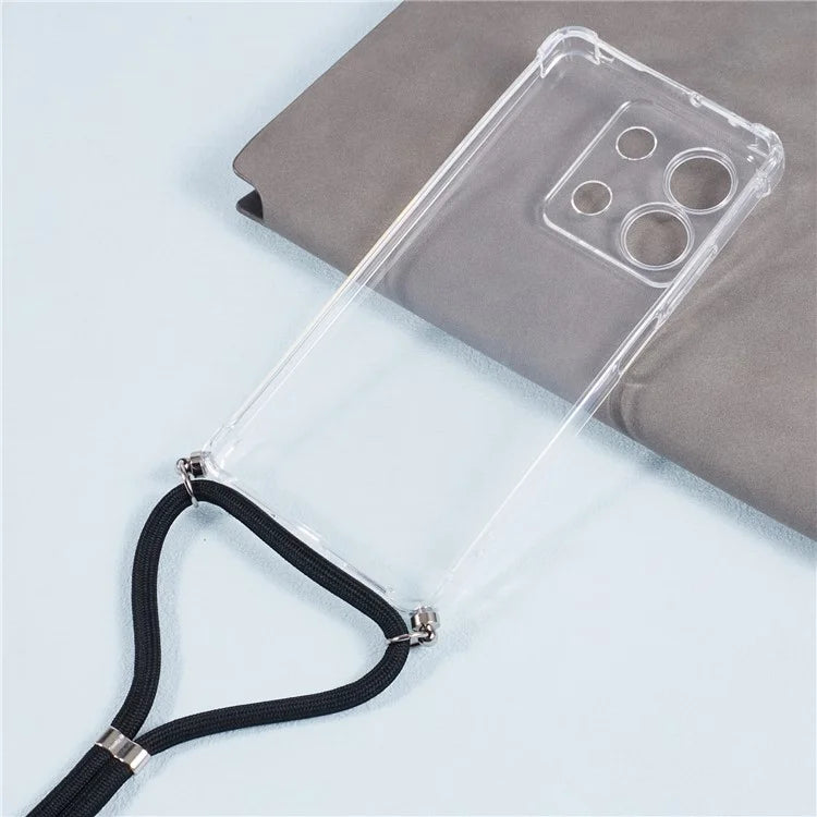 For Xiaomi Redmi Note 13 5G Case Drop-resistant TPU Protective Cover with Precise Lens Cutout