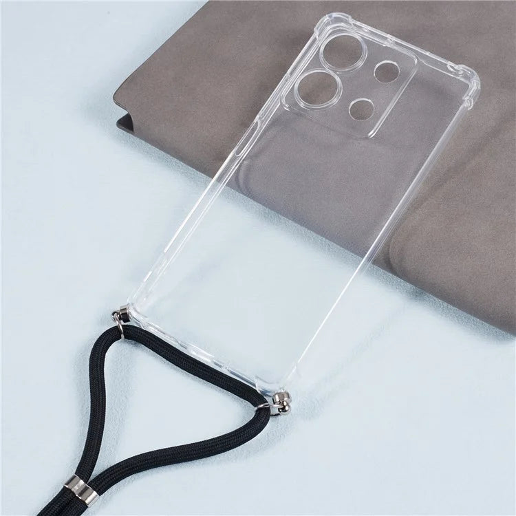 For Xiaomi Redmi Note 13 5G Case Drop-resistant TPU Protective Cover with Precise Lens Cutout