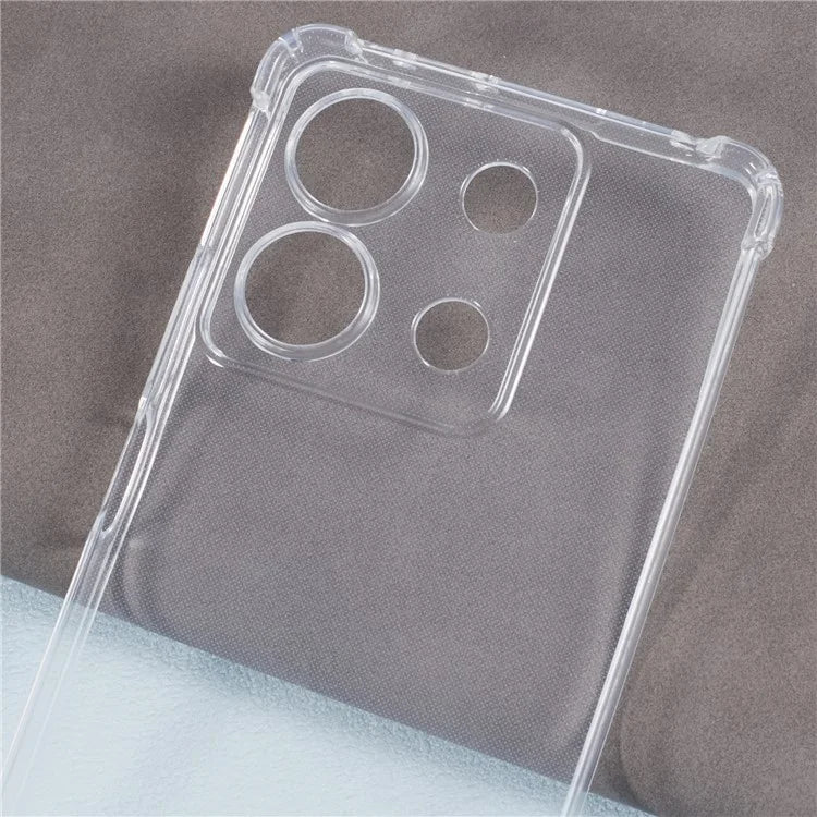 For Xiaomi Redmi Note 13 5G Case Drop-resistant TPU Protective Cover with Precise Lens Cutout