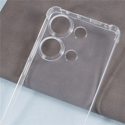 For Xiaomi Redmi Note 13 Pro 4G / Poco M6 Pro 4G Clear Case TPU Anti-scratch Phone Protective Cover