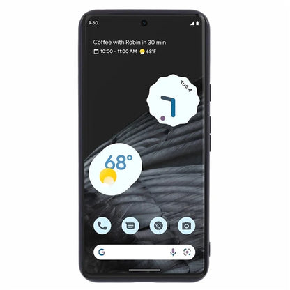 SUTENI H03 For Google Pixel 7 5G Case Card Holder Kickstand Leather Coated TPU Cover