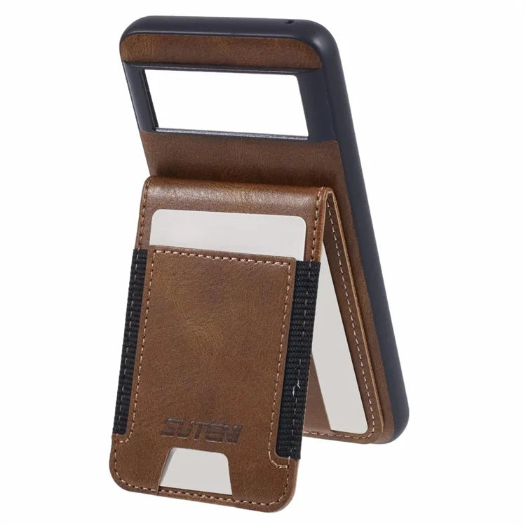 SUTENI H03 For Google Pixel 6 Case Kickstand Leather+TPU Case
