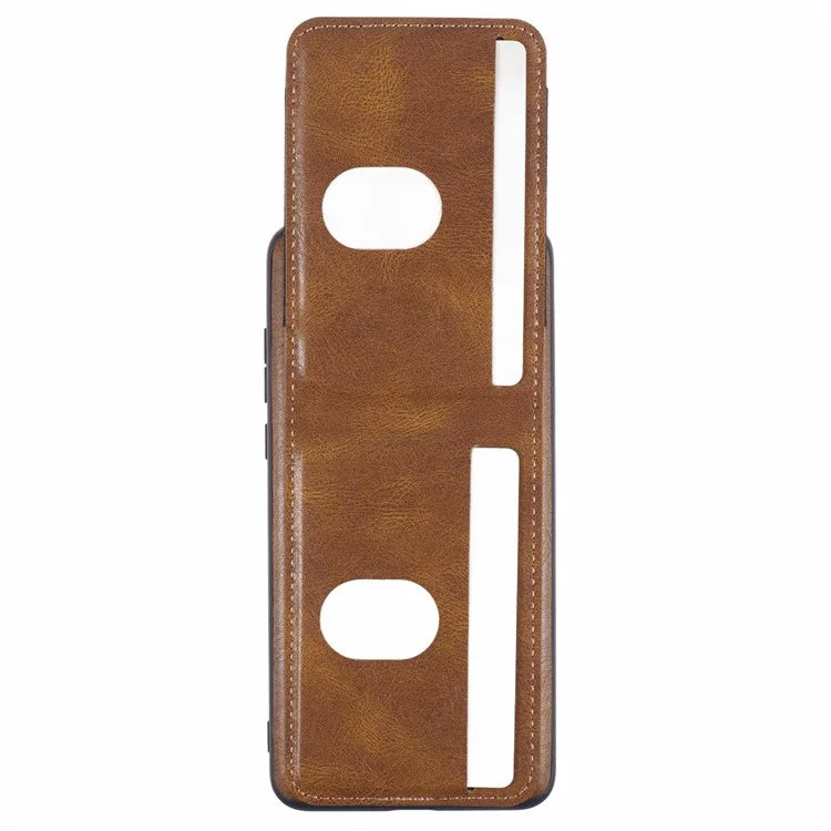 SUTENI H03 For Google Pixel 6 Case Kickstand Leather+TPU Case