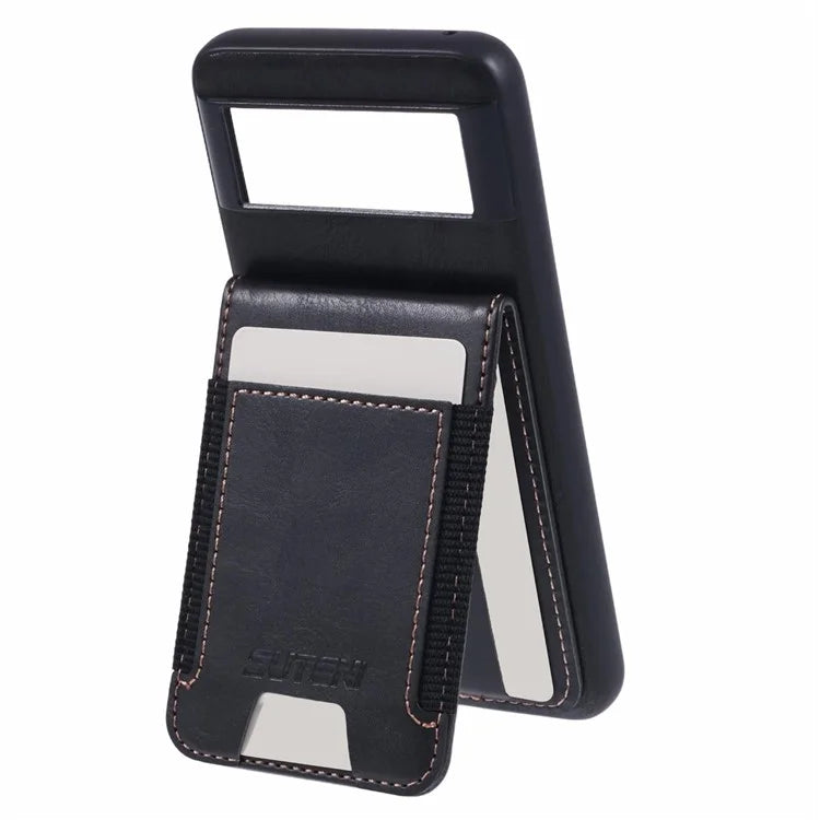 SUTENI H03 For Google Pixel 6 Case Kickstand Leather+TPU Case