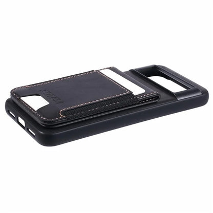SUTENI H03 For Google Pixel 6 Case Kickstand Leather+TPU Case