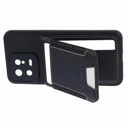 SUTENI H03 For Xiaomi 13 Case Card Slots Kickstand Phone Back Cover