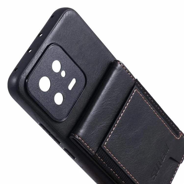 SUTENI H03 For Xiaomi 13 Case Card Slots Kickstand Phone Back Cover
