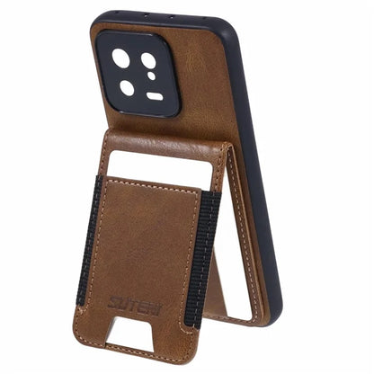 SUTENI H03 For Xiaomi 13 Case Card Slots Kickstand Phone Back Cover