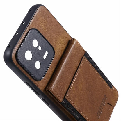 SUTENI H03 For Xiaomi 13 Case Card Slots Kickstand Phone Back Cover