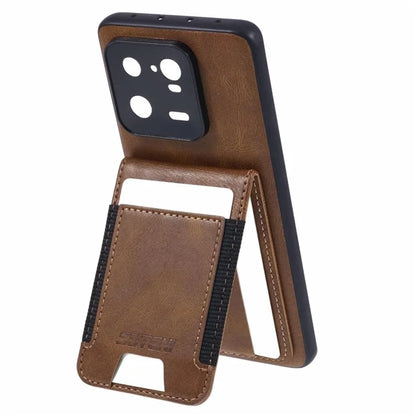 SUTENI H03 For Xiaomi 13 Pro 5G Case Card Holder Kickstand Leather Coated TPU Cover