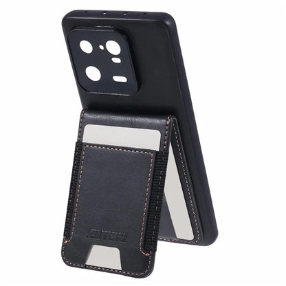 SUTENI H03 For Xiaomi 13 Pro 5G Case Card Holder Kickstand Leather Coated TPU Cover