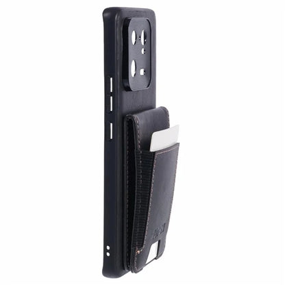 SUTENI H03 For Xiaomi 13 Pro 5G Case Card Holder Kickstand Leather Coated TPU Cover