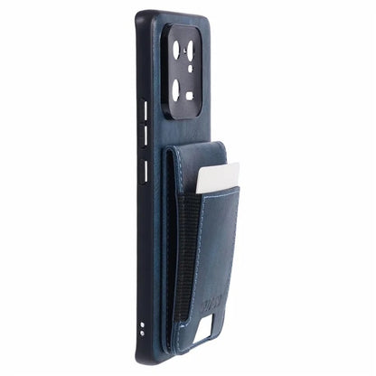SUTENI H03 For Xiaomi 13 Pro 5G Case Card Holder Kickstand Leather Coated TPU Cover