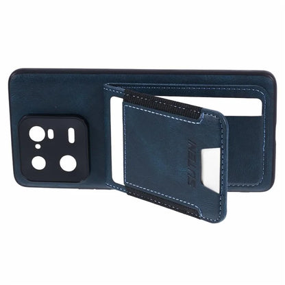 SUTENI H03 For Xiaomi 13 Pro 5G Case Card Holder Kickstand Leather Coated TPU Cover