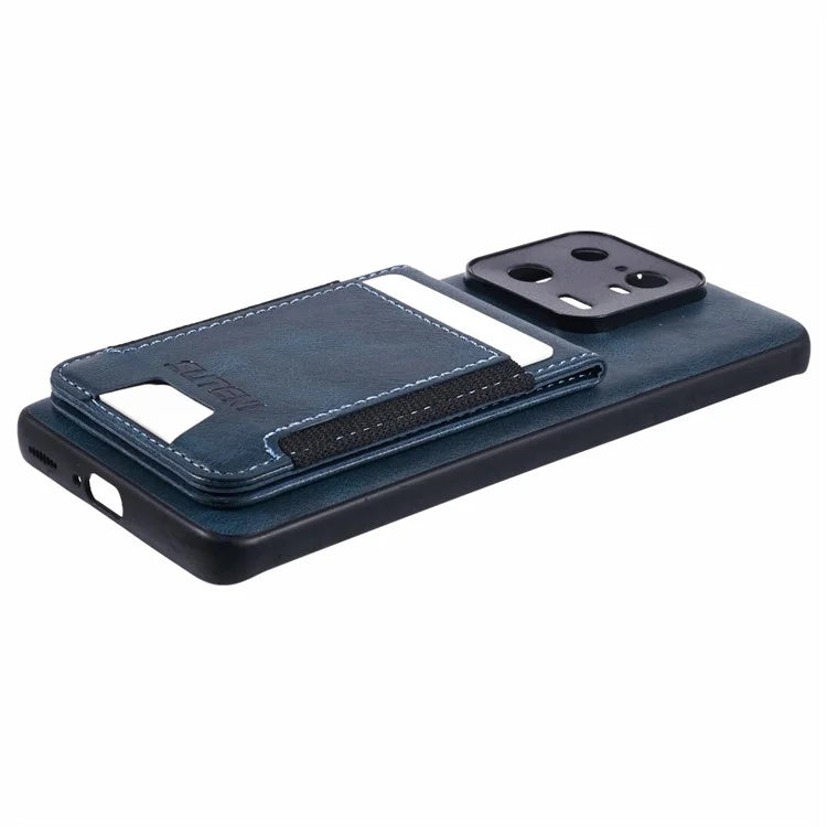 SUTENI H03 For Xiaomi 13 Pro 5G Case Card Holder Kickstand Leather Coated TPU Cover
