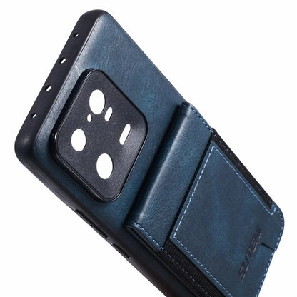 SUTENI H03 For Xiaomi 13 Pro 5G Case Card Holder Kickstand Leather Coated TPU Cover