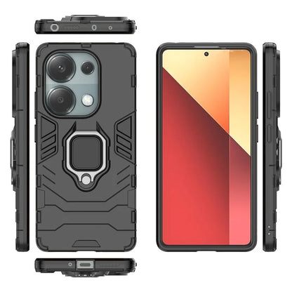 For Xiaomi Redmi Note 13 Pro 4G / Poco M6 Pro 4G Case Anti-shock Kickstand Phone Protective Cover