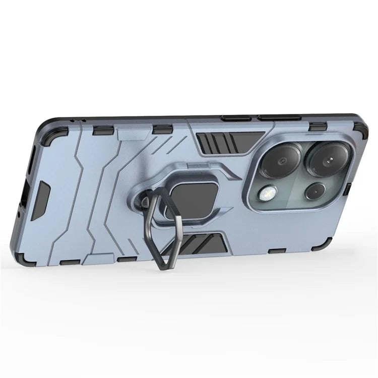 For Xiaomi Redmi Note 13 Pro 4G / Poco M6 Pro 4G Case Anti-shock Kickstand Phone Protective Cover