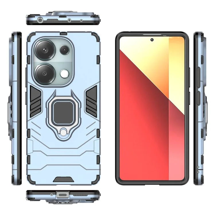 For Xiaomi Redmi Note 13 Pro 4G / Poco M6 Pro 4G Case Anti-shock Kickstand Phone Protective Cover