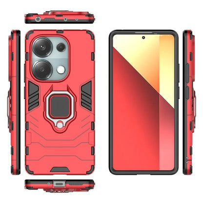 For Xiaomi Redmi Note 13 Pro 4G / Poco M6 Pro 4G Case Anti-shock Kickstand Phone Protective Cover