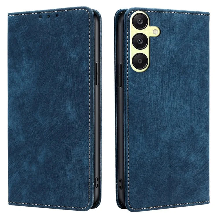 For Samsung Galaxy S24 Shockproof Wallet Case RFID Blocking PU Leather Phone Cover