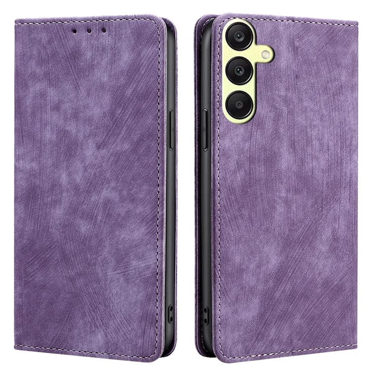 For Samsung Galaxy S24 Shockproof Wallet Case RFID Blocking PU Leather Phone Cover