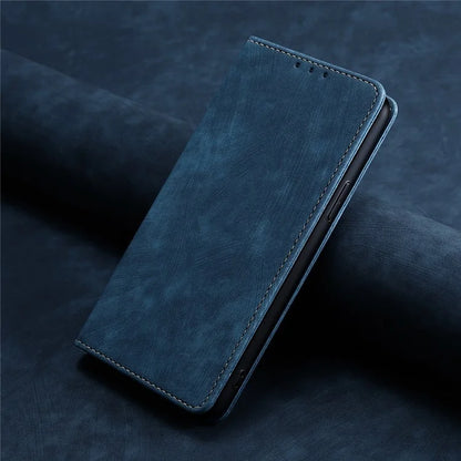 For Xiaomi Redmi Note 13 Pro 5G / Poco X6 5G Protective Case RFID Blocking PU Leather Wallet Phone Cover