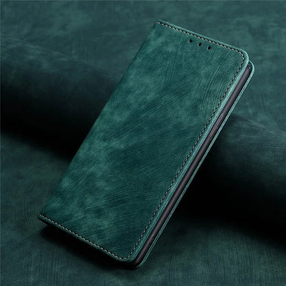 For Xiaomi Redmi Note 13 Pro 5G / Poco X6 5G Protective Case RFID Blocking PU Leather Wallet Phone Cover
