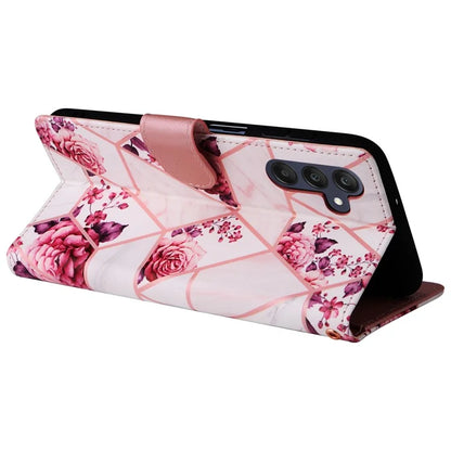 For Samsung Galaxy A25 5G (Global) (161.0 x 76.5 x 8.3mm) Case Leather Wallet Phone Cover