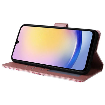 For Samsung Galaxy A25 5G (Global) (161.0 x 76.5 x 8.3mm) Case Leather Wallet Phone Cover
