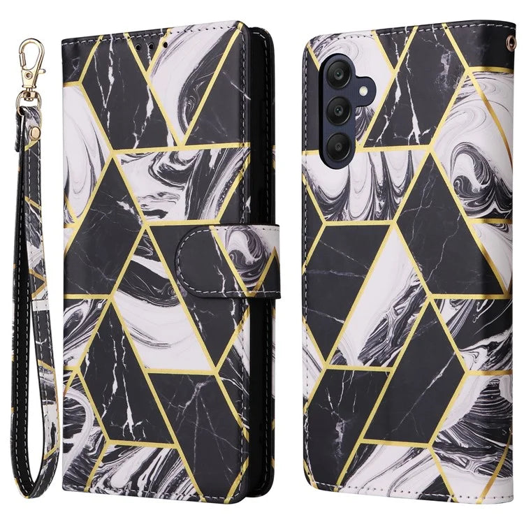 For Samsung Galaxy A25 5G (Global) (161.0 x 76.5 x 8.3mm) Case Leather Wallet Phone Cover