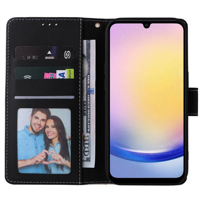 For Samsung Galaxy A25 5G (Global) (161.0 x 76.5 x 8.3mm) Case Leather Wallet Phone Cover