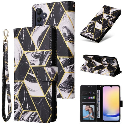 For Samsung Galaxy A25 5G (Global) (161.0 x 76.5 x 8.3mm) Case Leather Wallet Phone Cover