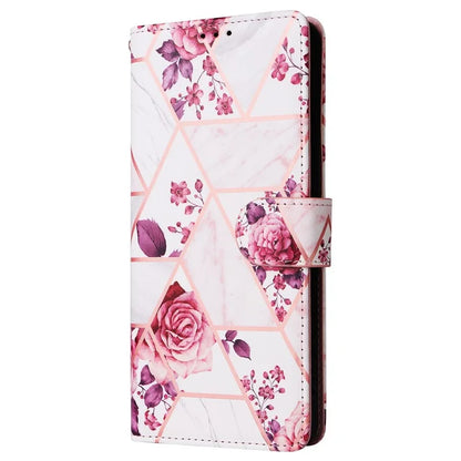 For Xiaomi Redmi Note 13 Pro 5G / Poco X6 5G Case Marble Pattern Wallet Leather Stand Phone Cover